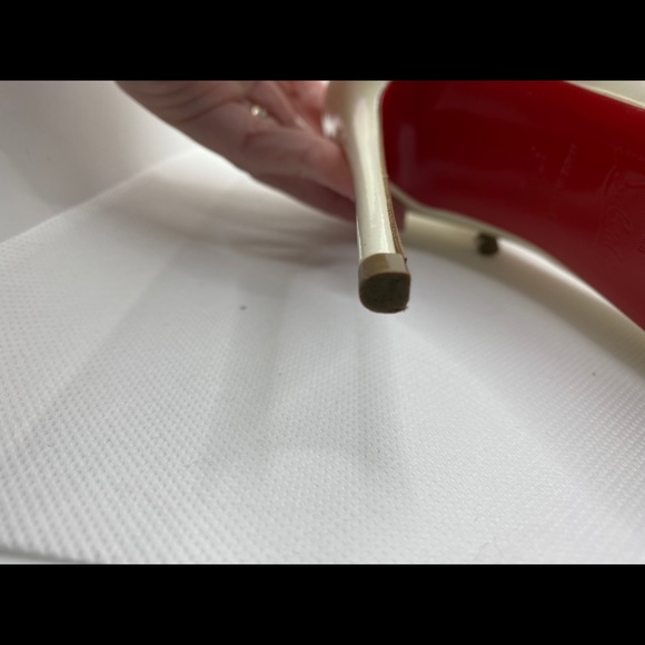 Christian Louboutin White So Kate 120 shoes 37.5 - Picture 6 of 10